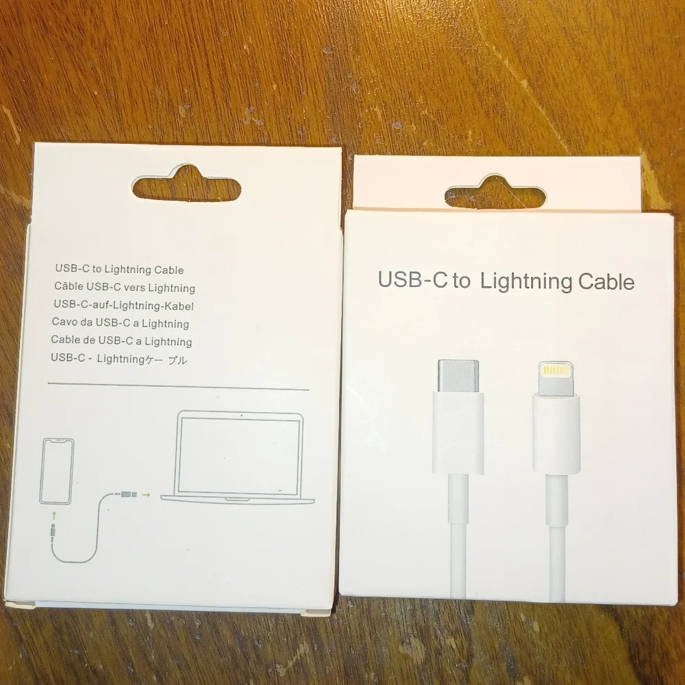 🌟 New in Box APPLE IPHONE CHARGER 🍎 🔌 charger cord USB - C to Lighting cable